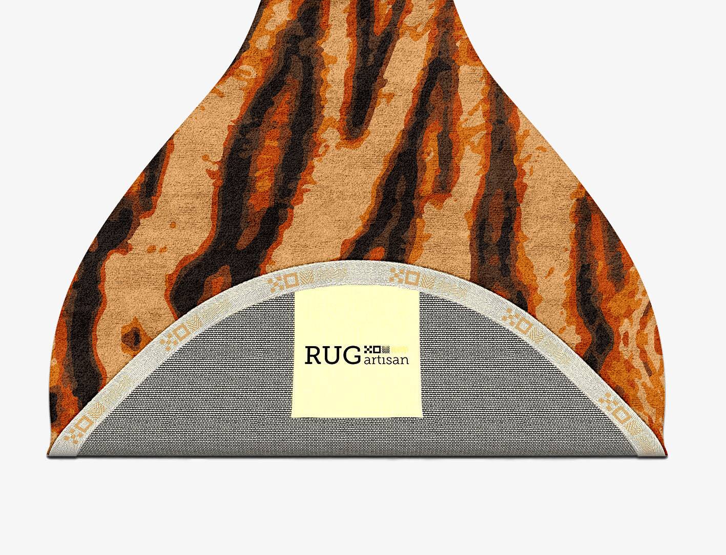 Tigger Animal Prints Drop Hand Tufted Bamboo Silk Custom Rug by Rug Artisan
