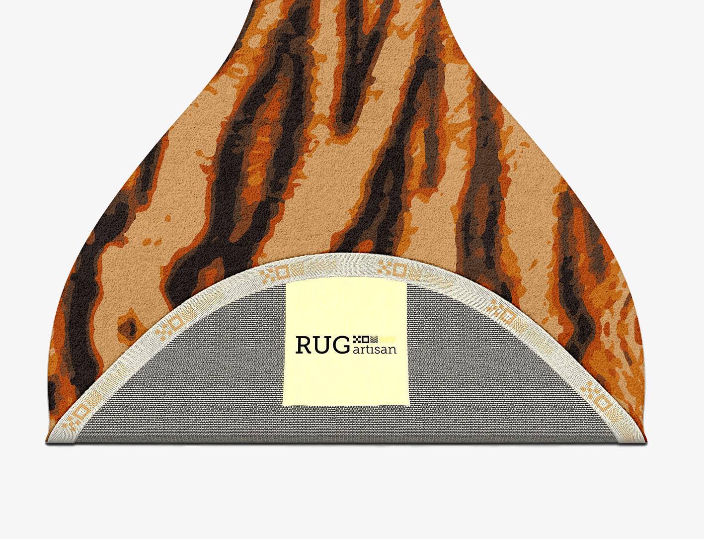 Tigger Animal Prints Drop Hand Tufted Pure Wool Custom Rug by Rug Artisan