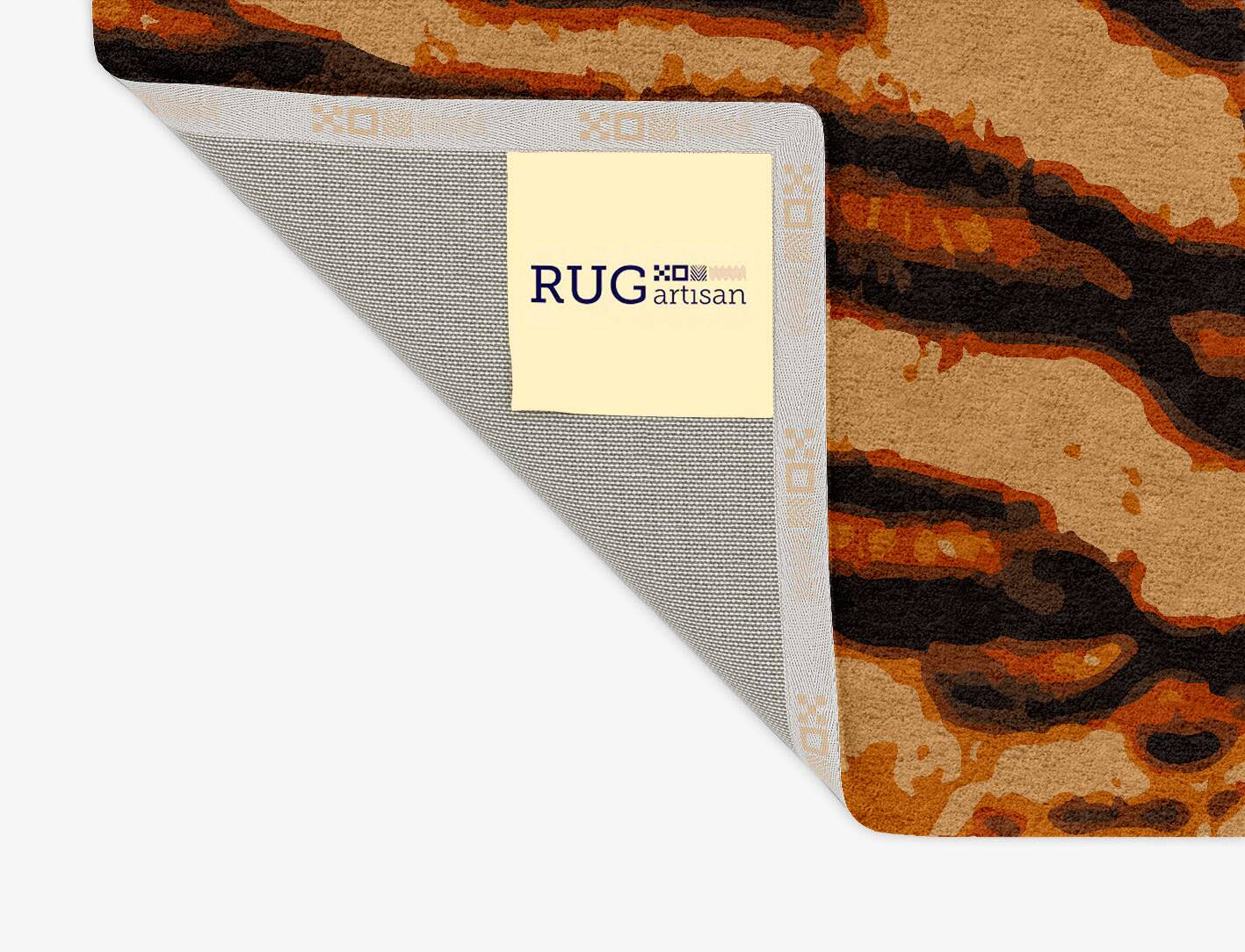 Tigger Animal Prints Rectangle Hand Tufted Pure Wool Custom Rug by Rug Artisan