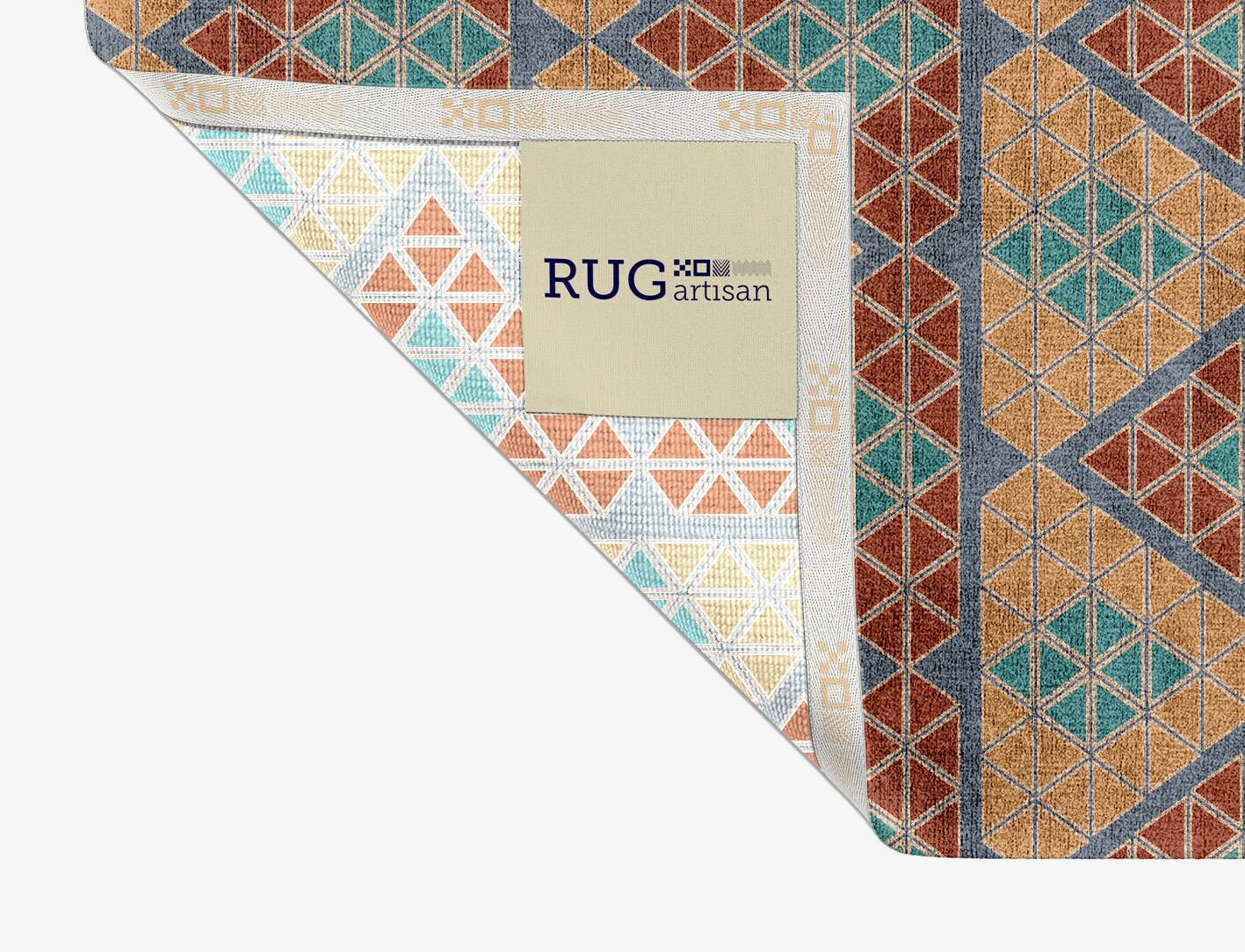 Tiles Modern Geometrics Rectangle Hand Knotted Bamboo Silk Custom Rug by Rug Artisan
