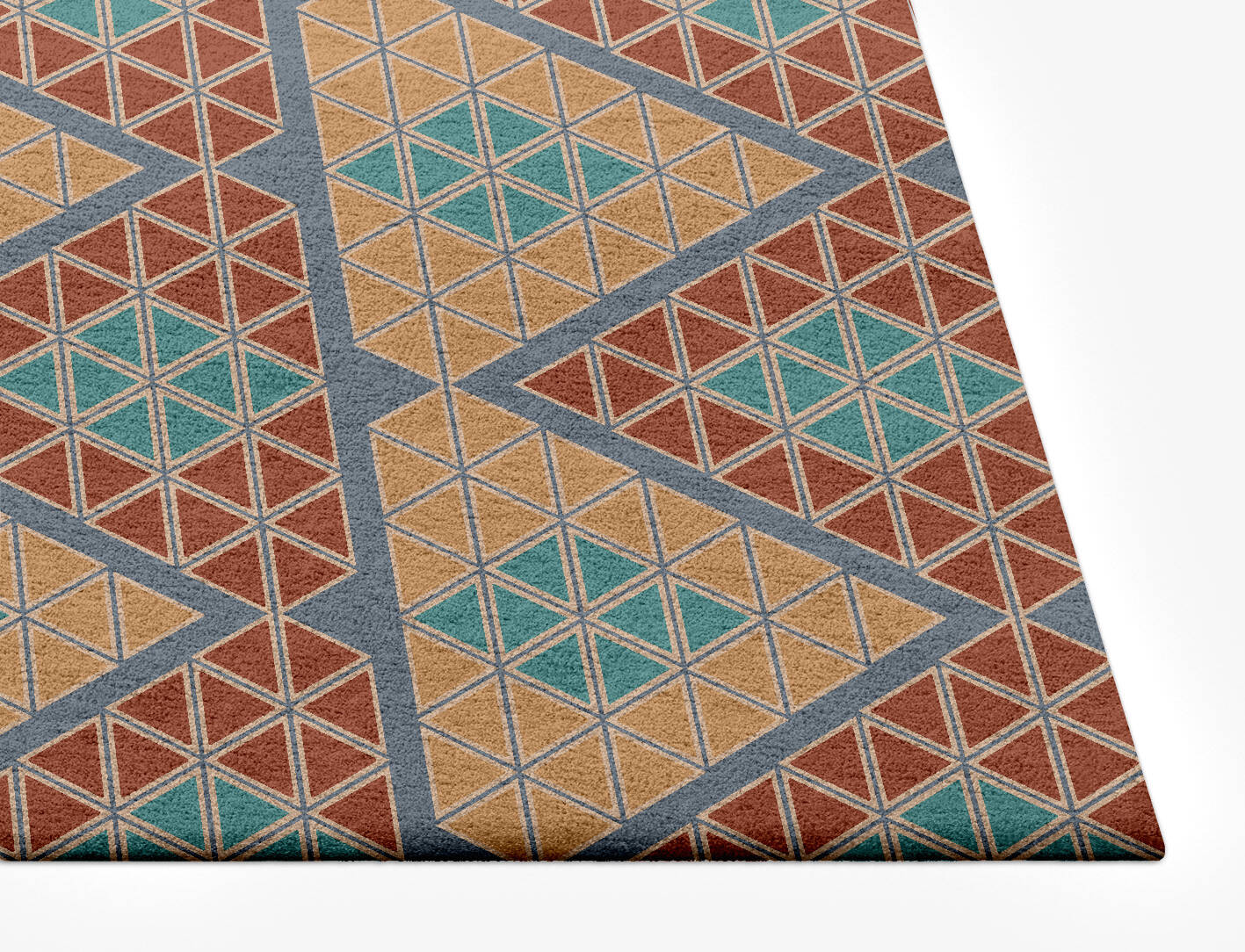 Tiles Modern Geometrics Rectangle Hand Tufted Pure Wool Custom Rug by Rug Artisan
