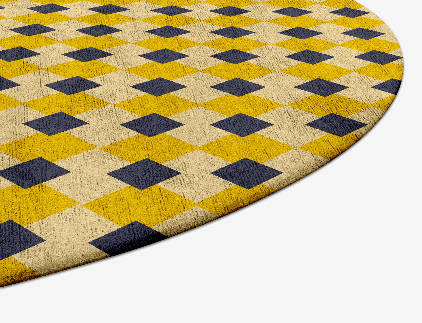 Tinsel Geometric Capsule Hand Tufted Bamboo Silk Custom Rug by Rug Artisan
