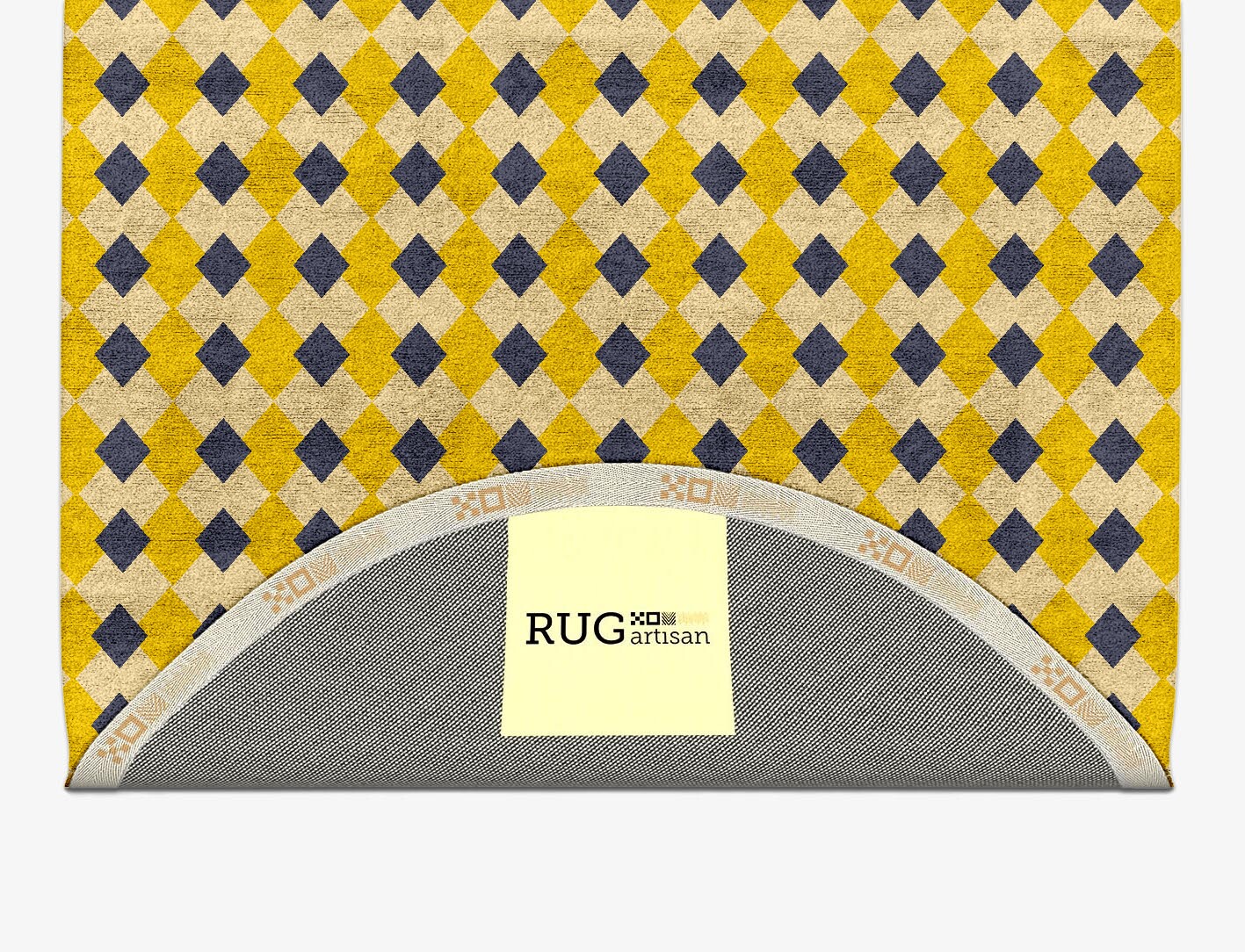 Tinsel Geometric Capsule Hand Tufted Bamboo Silk Custom Rug by Rug Artisan