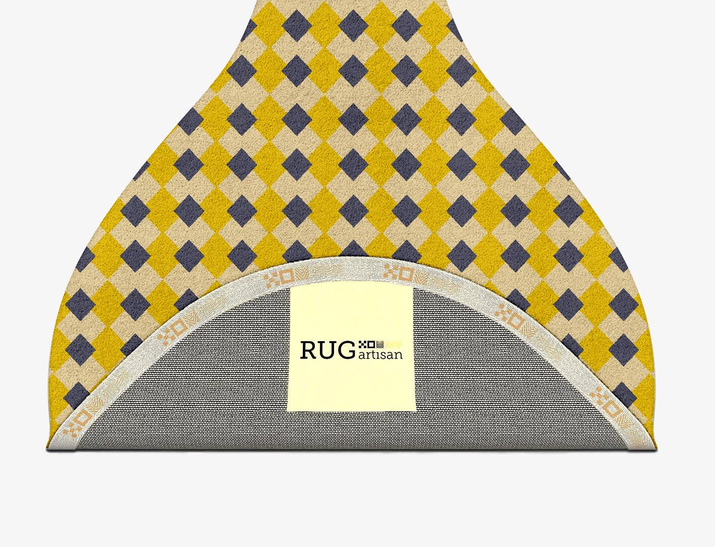 Tinsel Geometric Drop Hand Tufted Pure Wool Custom Rug by Rug Artisan