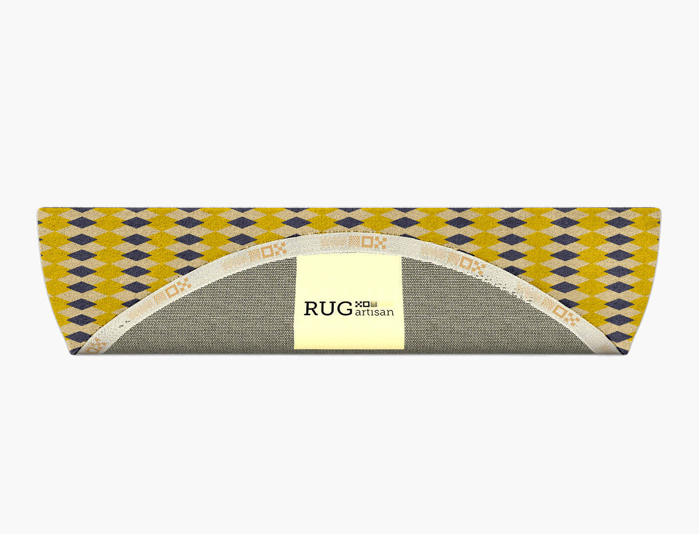 Tinsel Geometric Halfmoon Hand Tufted Pure Wool Custom Rug by Rug Artisan
