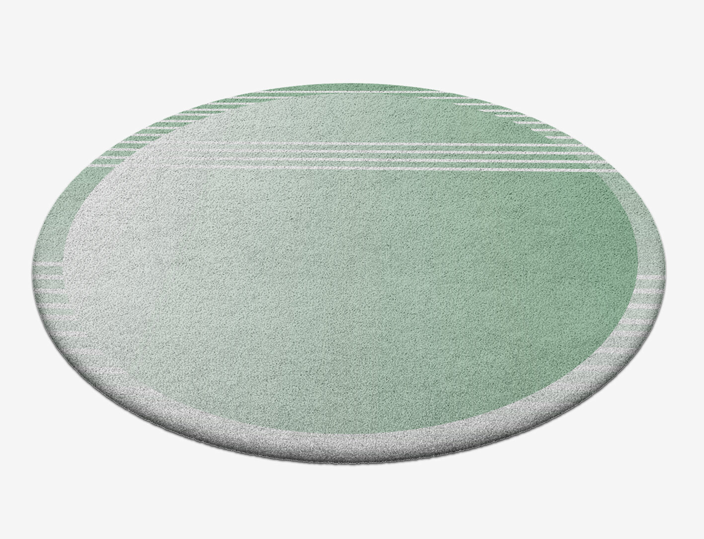 Tint Ombre Round Hand Tufted Pure Wool Custom Rug by Rug Artisan