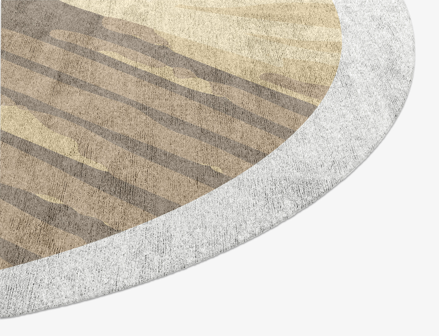 Tori Origami Oval Hand Knotted Bamboo Silk Custom Rug by Rug Artisan