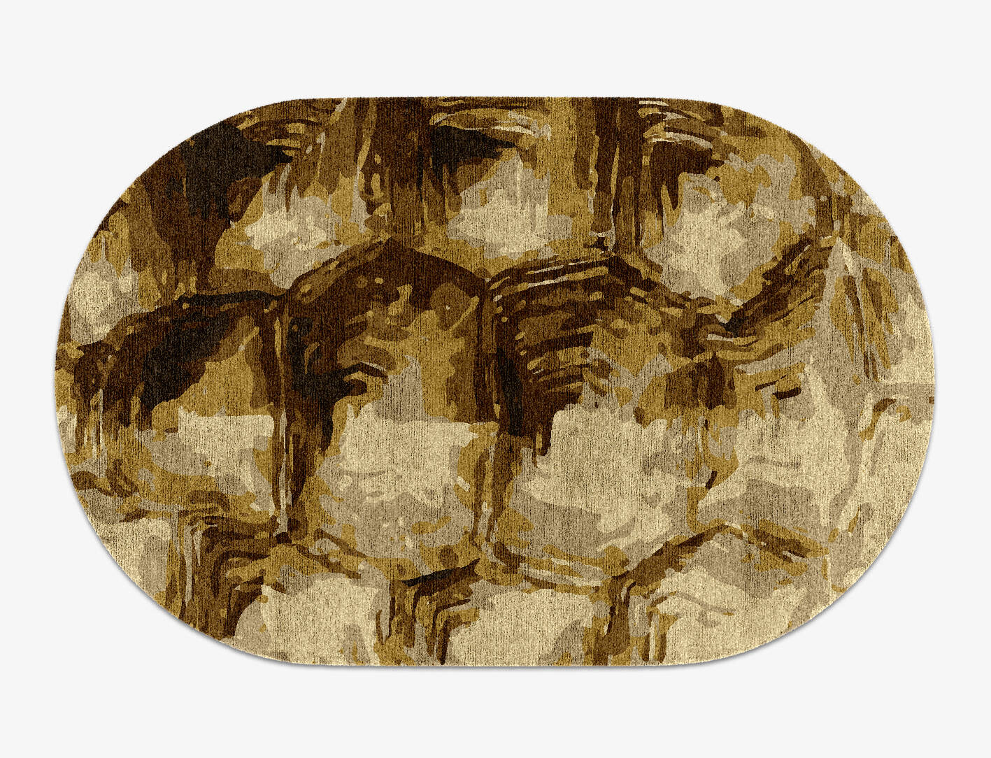 Tortoise Shell Animal Prints Capsule Hand Knotted Bamboo Silk Custom Rug by Rug Artisan