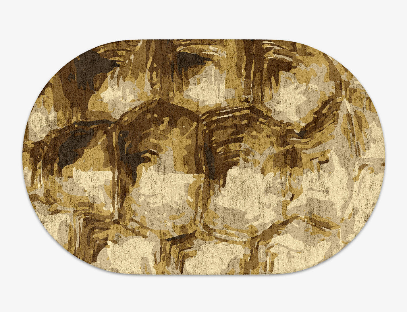 Tortoise Shell Animal Prints Capsule Hand Tufted Bamboo Silk Custom Rug by Rug Artisan
