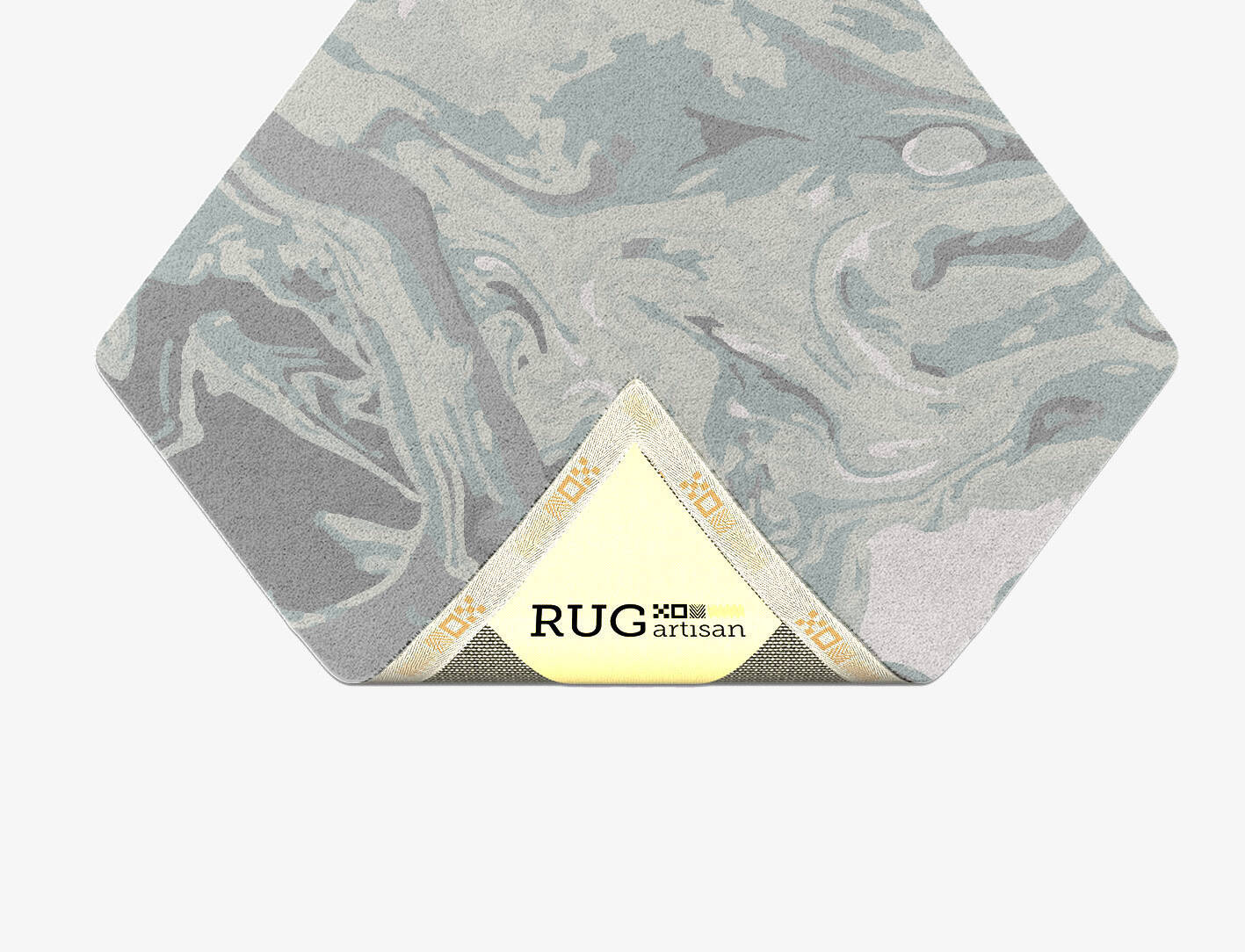 Toxic Surface Art Diamond Hand Tufted Pure Wool Custom Rug by Rug Artisan
