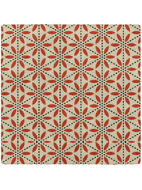 Trace Modern Geometrics Square Hand Tufted Pure Wool Custom Rug by Rug Artisan
