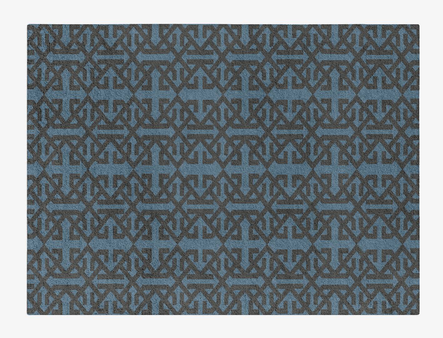 Trachea Geometric Rectangle Hand Tufted Pure Wool Custom Rug by Rug Artisan
