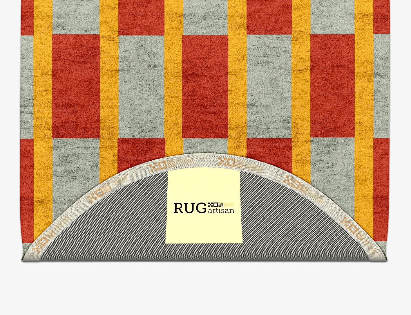 Tramlines Geometric Capsule Hand Tufted Bamboo Silk Custom Rug by Rug Artisan
