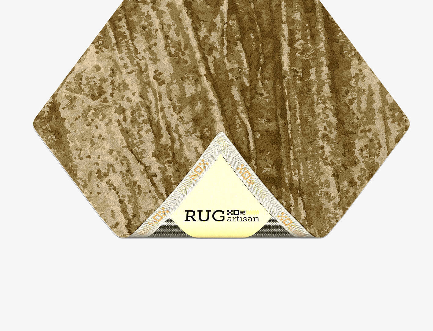 Tree Trunk Brush Strokes Diamond Hand Tufted Pure Wool Custom Rug by Rug Artisan