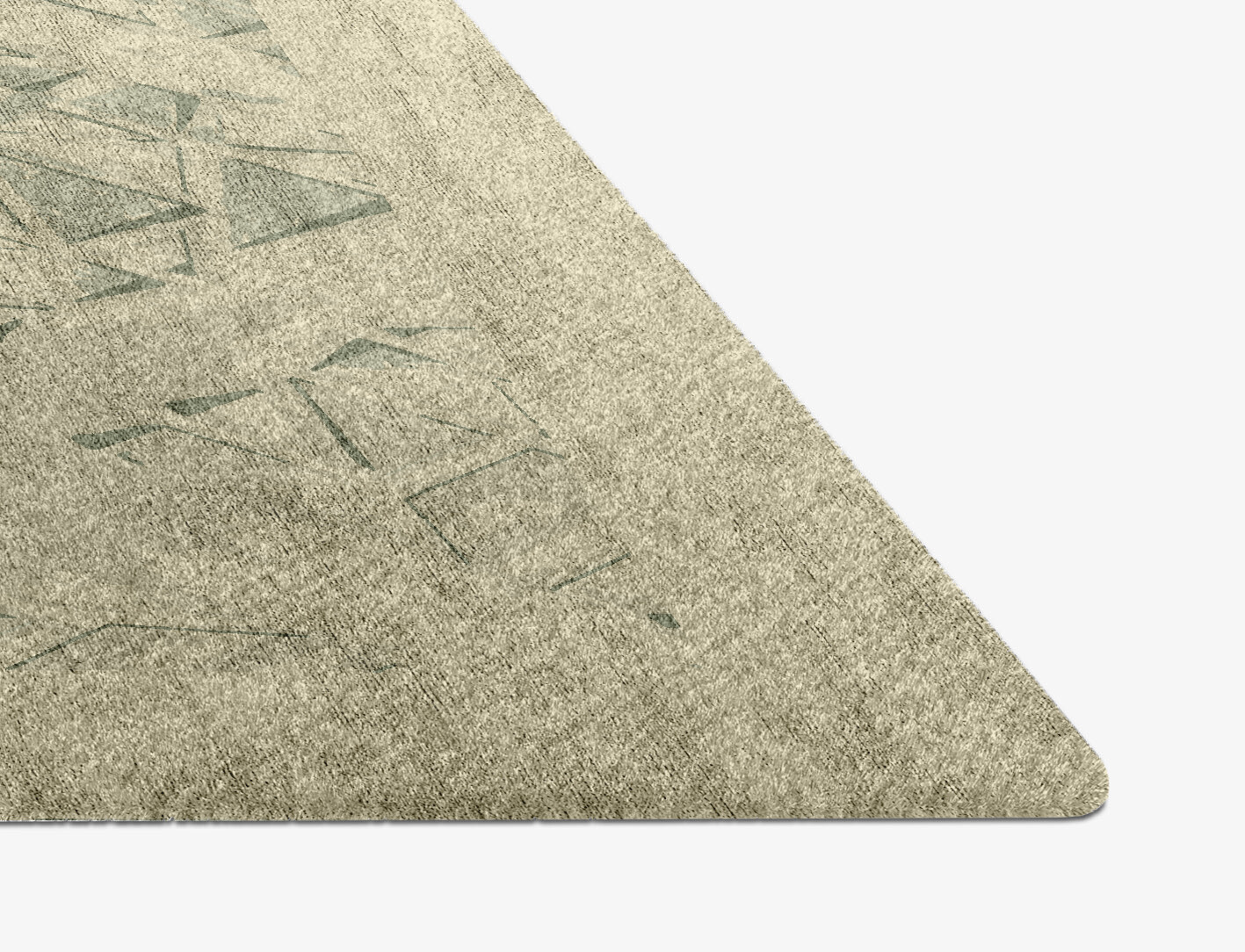 Treemaker Origami Diamond Hand Knotted Bamboo Silk Custom Rug by Rug Artisan