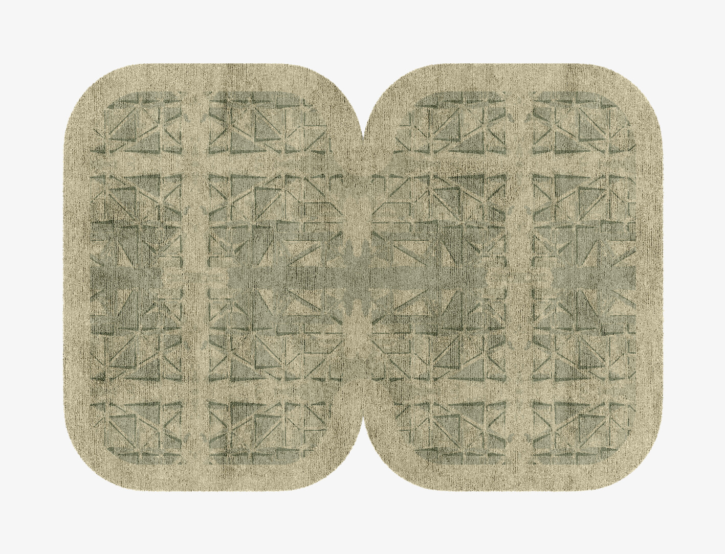 Treemaker Origami Eight Hand Knotted Bamboo Silk Custom Rug by Rug Artisan