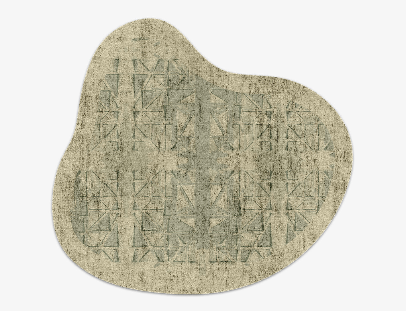 Treemaker Origami Splash Hand Knotted Bamboo Silk Custom Rug by Rug Artisan
