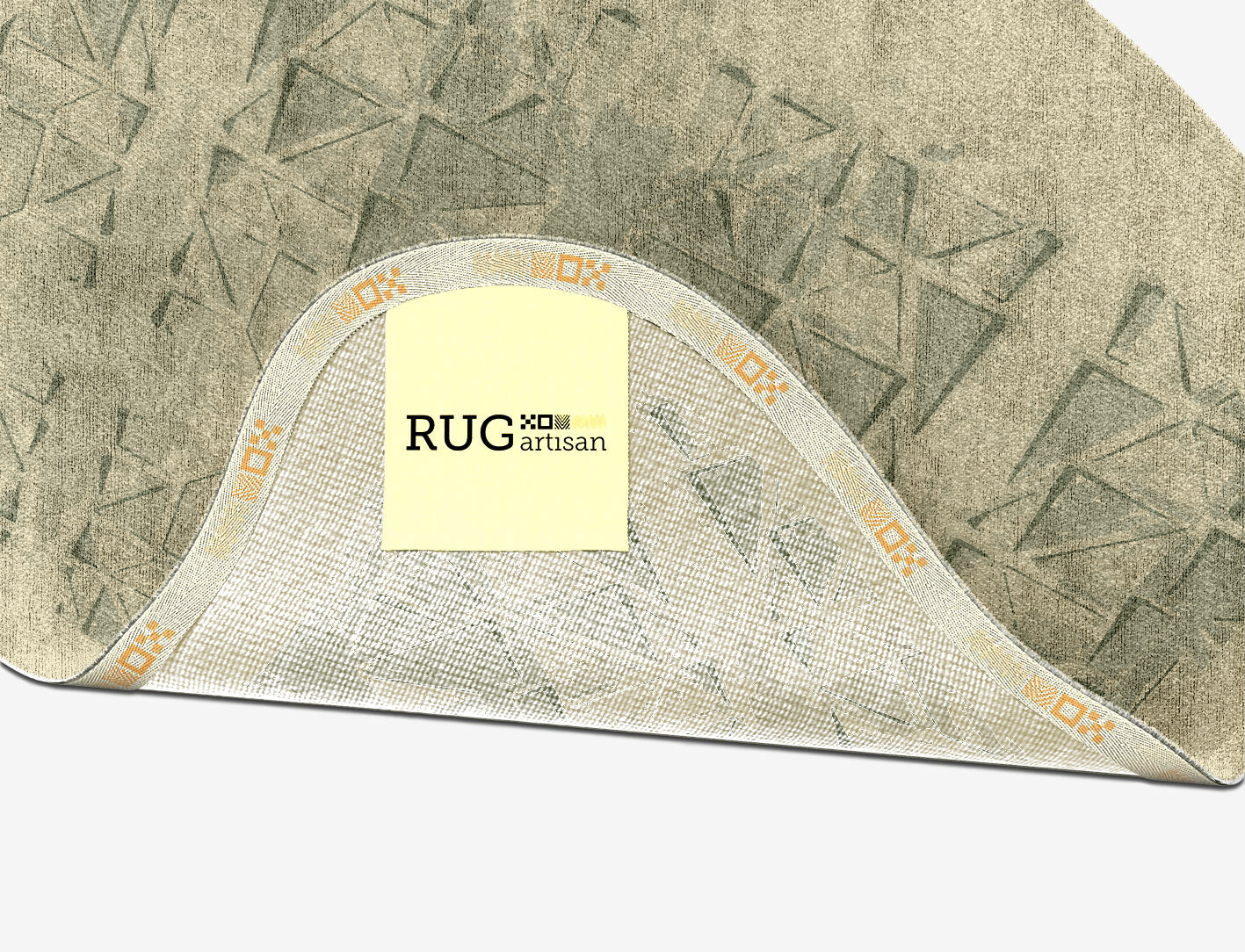 Treemaker Origami Splash Hand Knotted Bamboo Silk Custom Rug by Rug Artisan