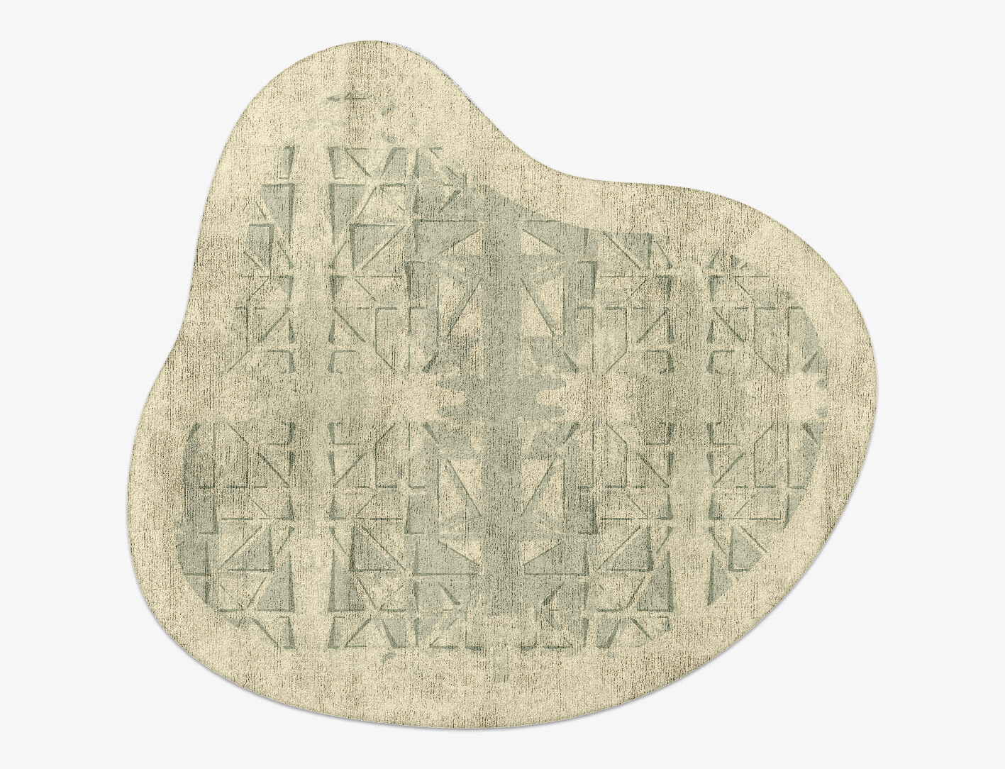Treemaker Origami Splash Hand Tufted Bamboo Silk Custom Rug by Rug Artisan