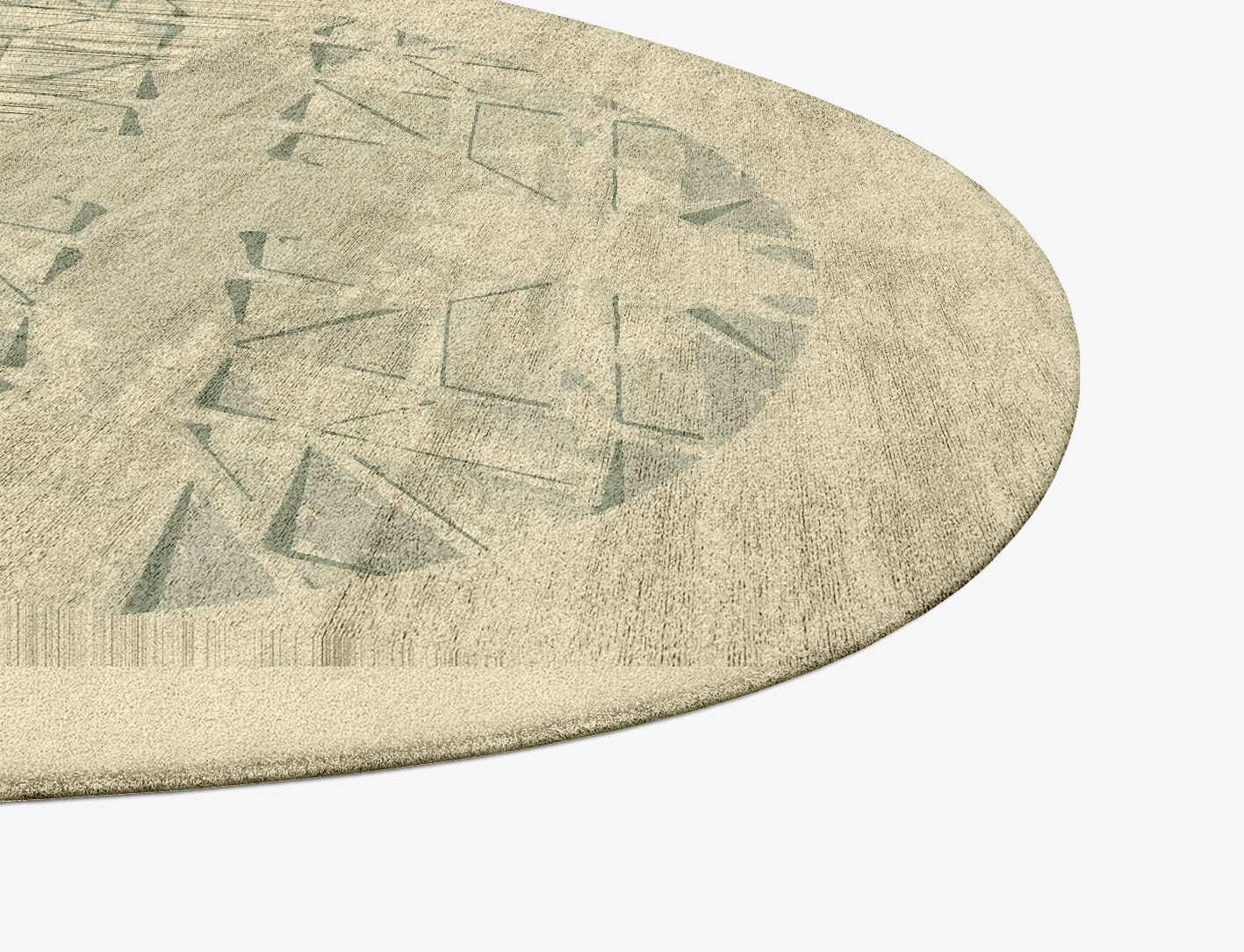 Treemaker Origami Splash Hand Tufted Bamboo Silk Custom Rug by Rug Artisan