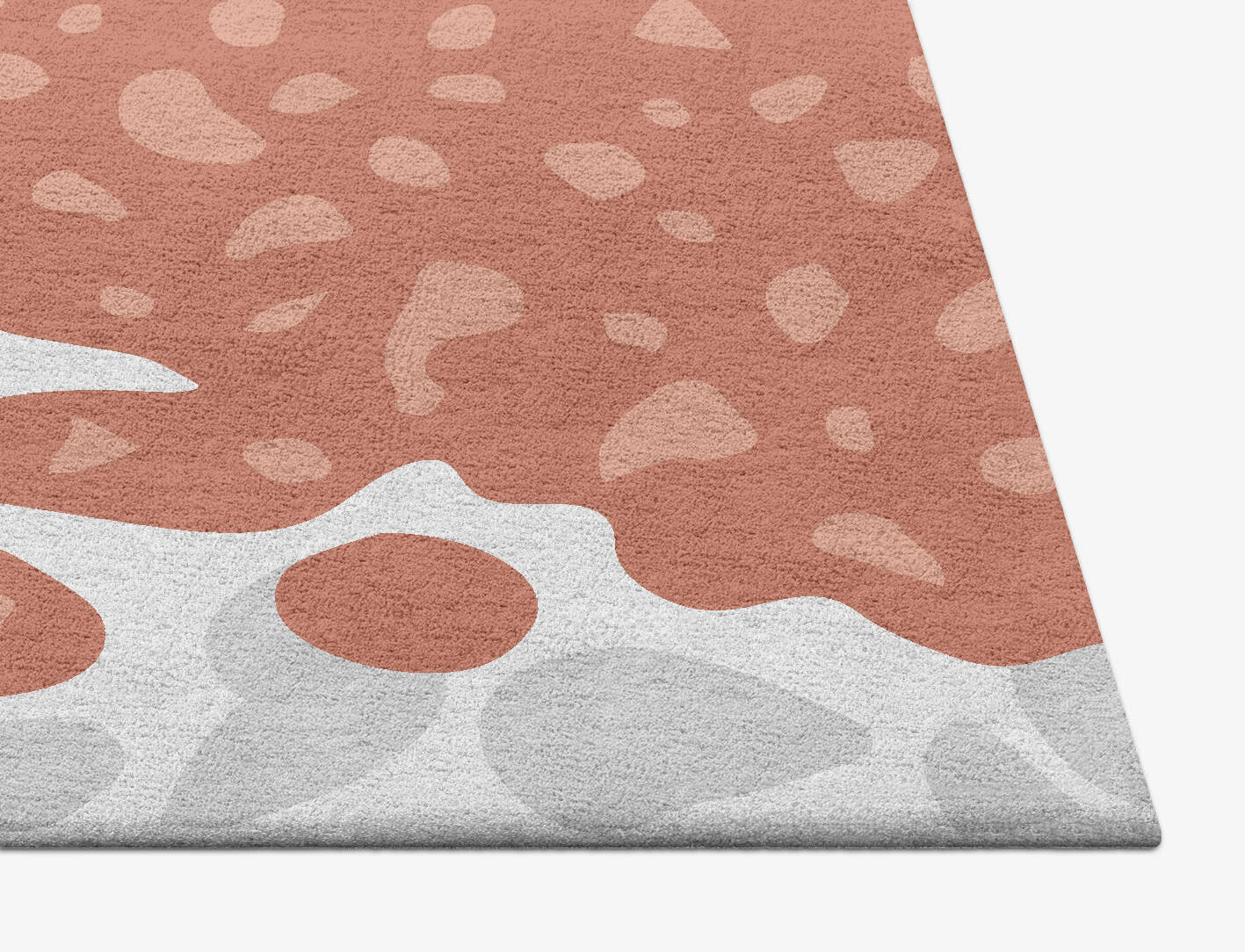 Trickle Terrazzo Play Square Hand Tufted Pure Wool Custom Rug by Rug Artisan