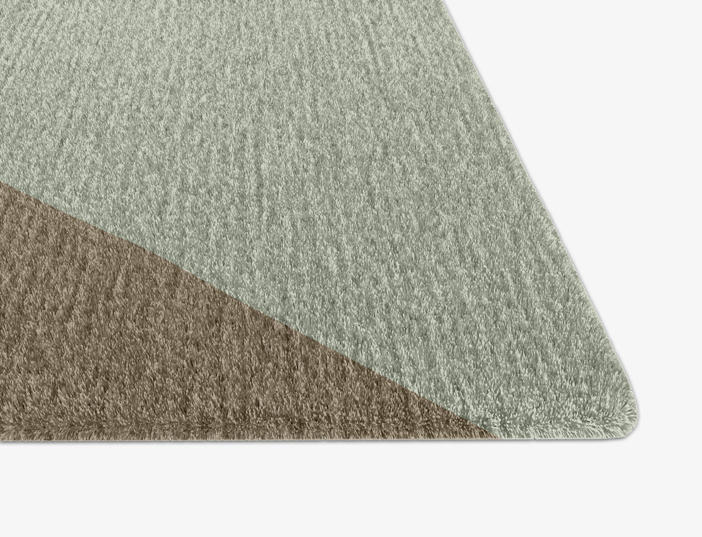 Trident Minimalist Arch Hand Knotted Tibetan Wool Custom Rug by Rug Artisan
