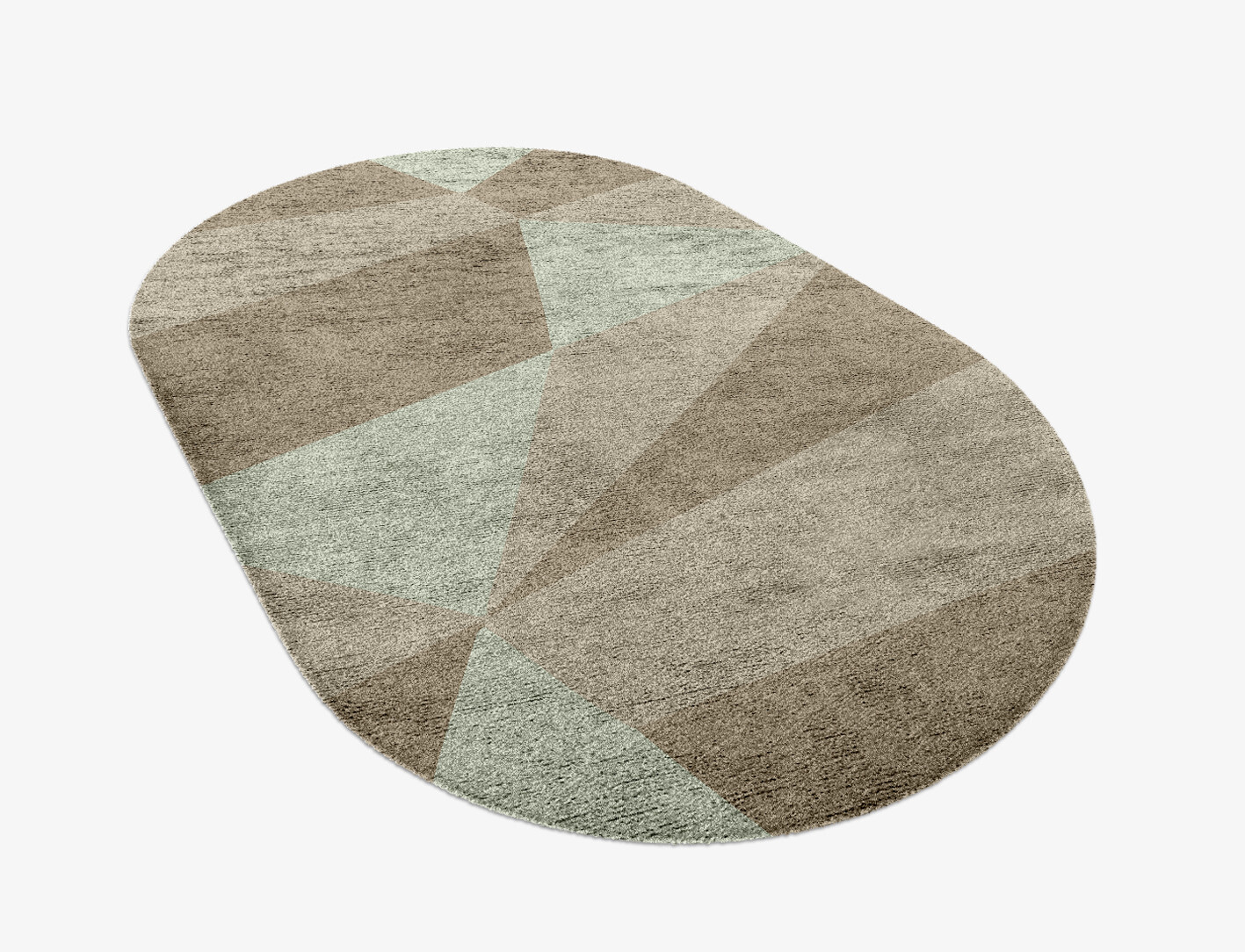 Trident Minimalist Capsule Hand Knotted Bamboo Silk Custom Rug by Rug Artisan