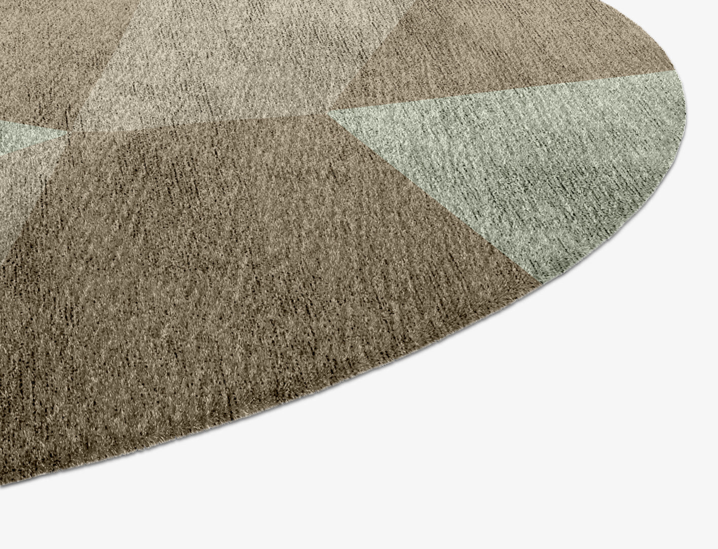 Trident Minimalist Capsule Hand Knotted Bamboo Silk Custom Rug by Rug Artisan