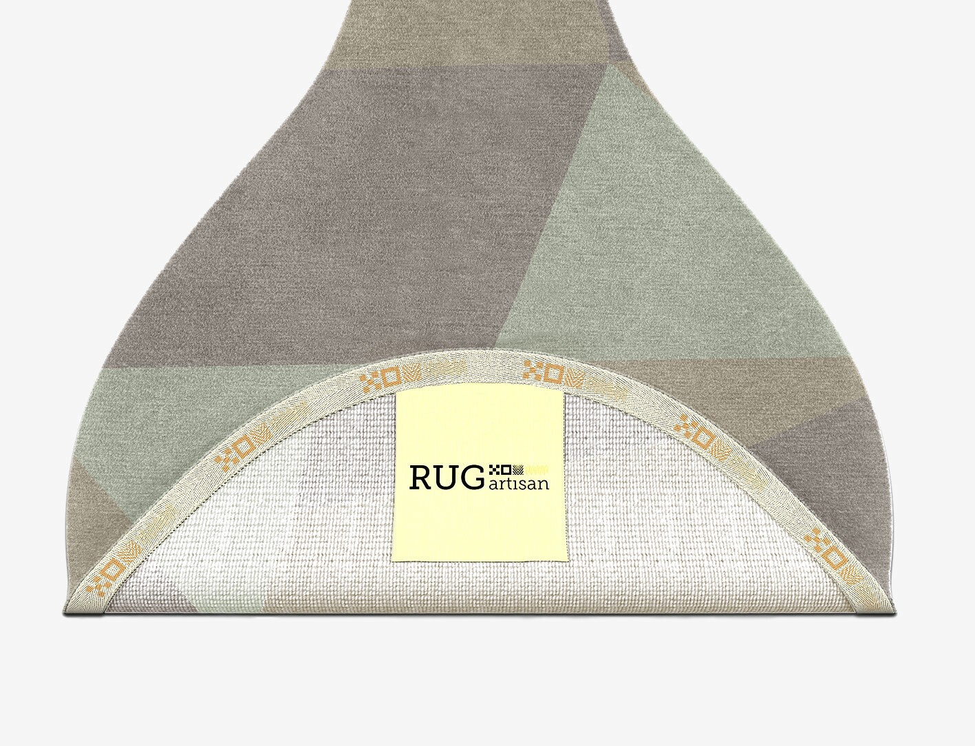 Trident Minimalist Drop Hand Knotted Tibetan Wool Custom Rug by Rug Artisan