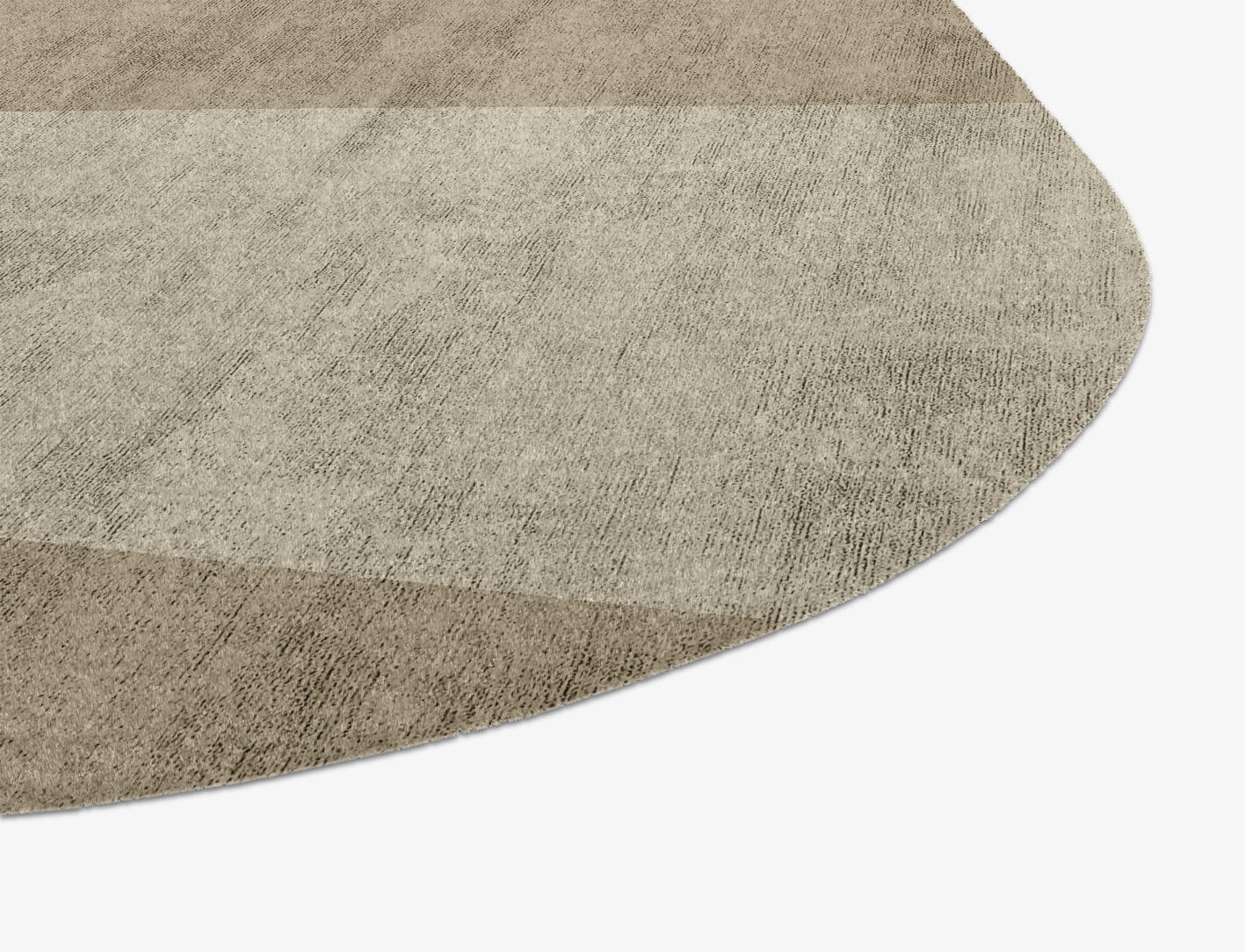 Trident Minimalist Oblong Hand Knotted Bamboo Silk Custom Rug by Rug Artisan