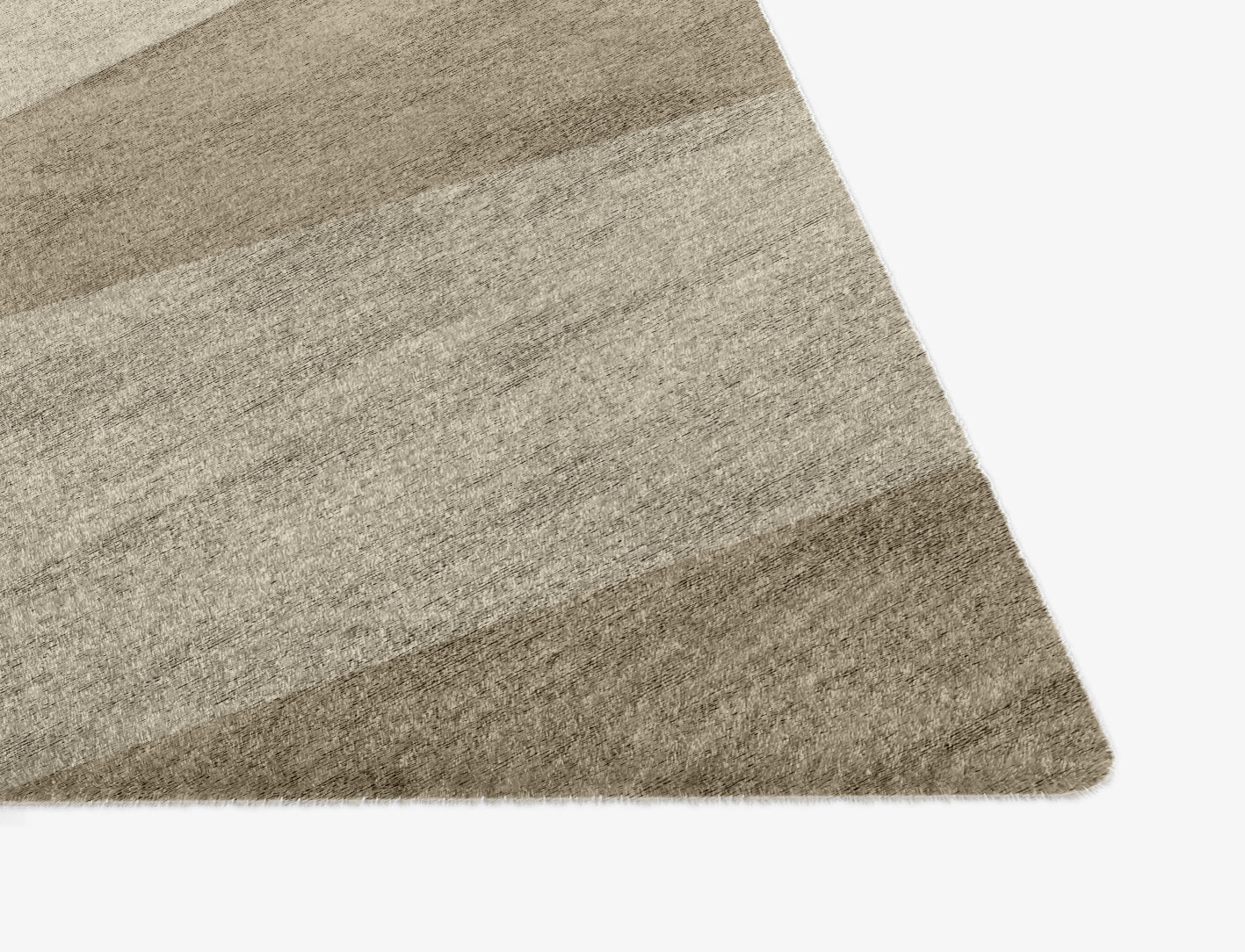 Trident Minimalist Ogee Hand Knotted Bamboo Silk Custom Rug by Rug Artisan