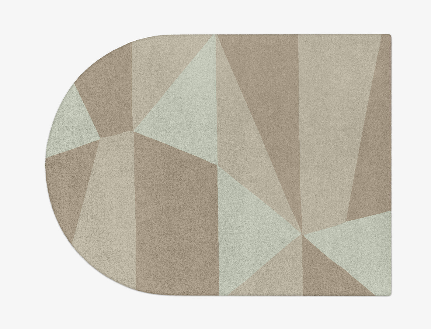 Trident Minimalist Arch Hand Tufted Pure Wool Custom Rug by Rug Artisan
