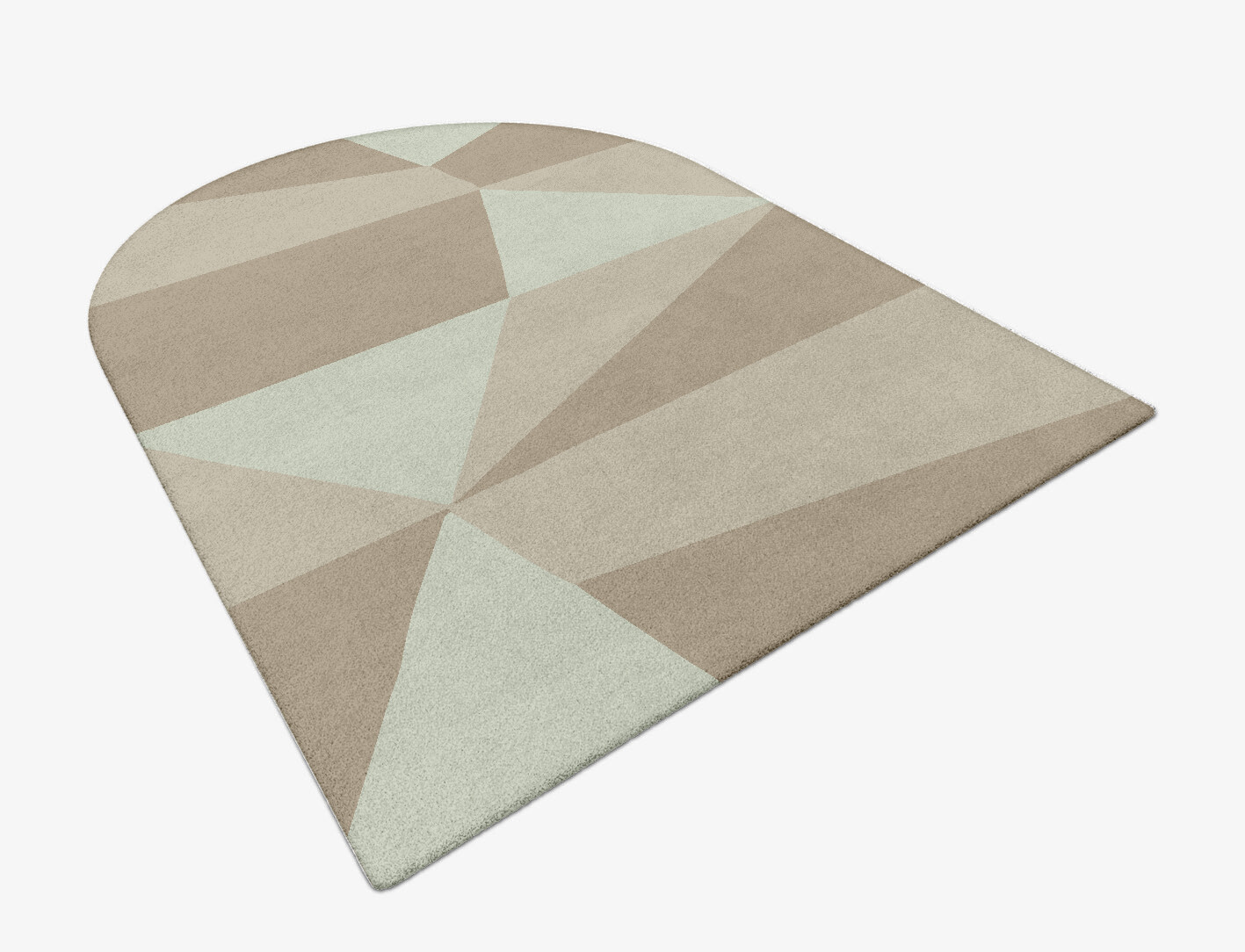Trident Minimalist Arch Hand Tufted Pure Wool Custom Rug by Rug Artisan
