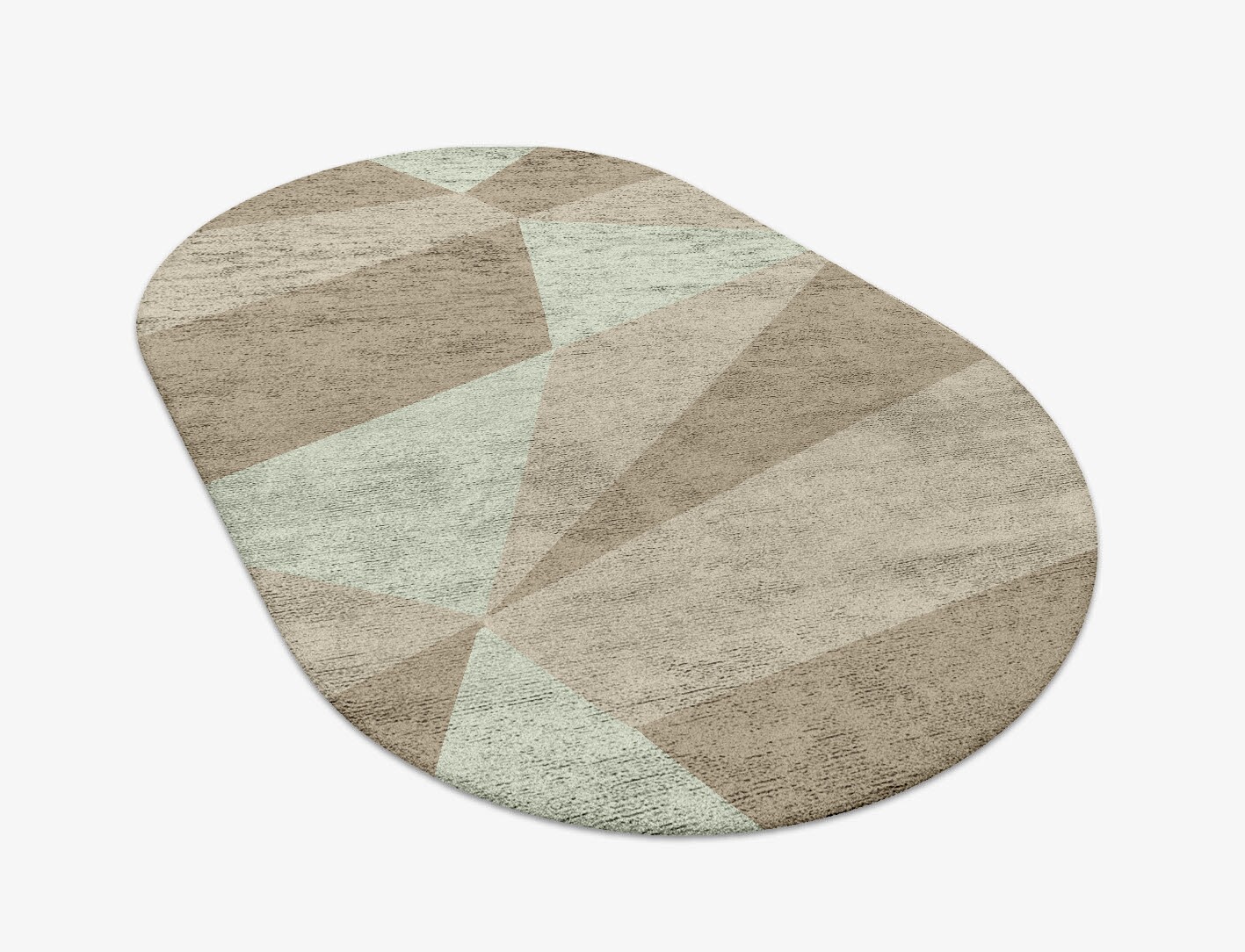 Trident Minimalist Capsule Hand Tufted Bamboo Silk Custom Rug by Rug Artisan