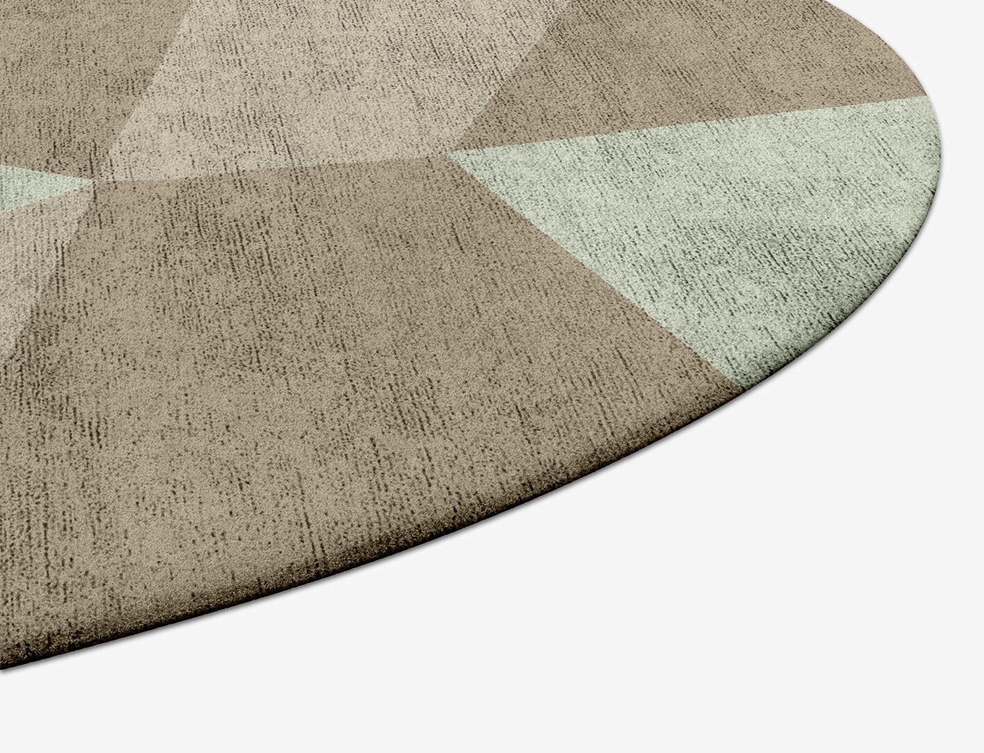 Trident Minimalist Capsule Hand Tufted Bamboo Silk Custom Rug by Rug Artisan