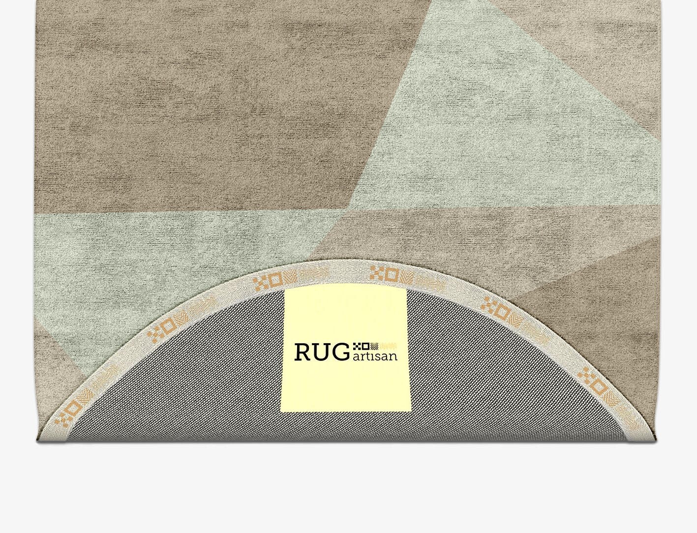 Trident Minimalist Capsule Hand Tufted Bamboo Silk Custom Rug by Rug Artisan