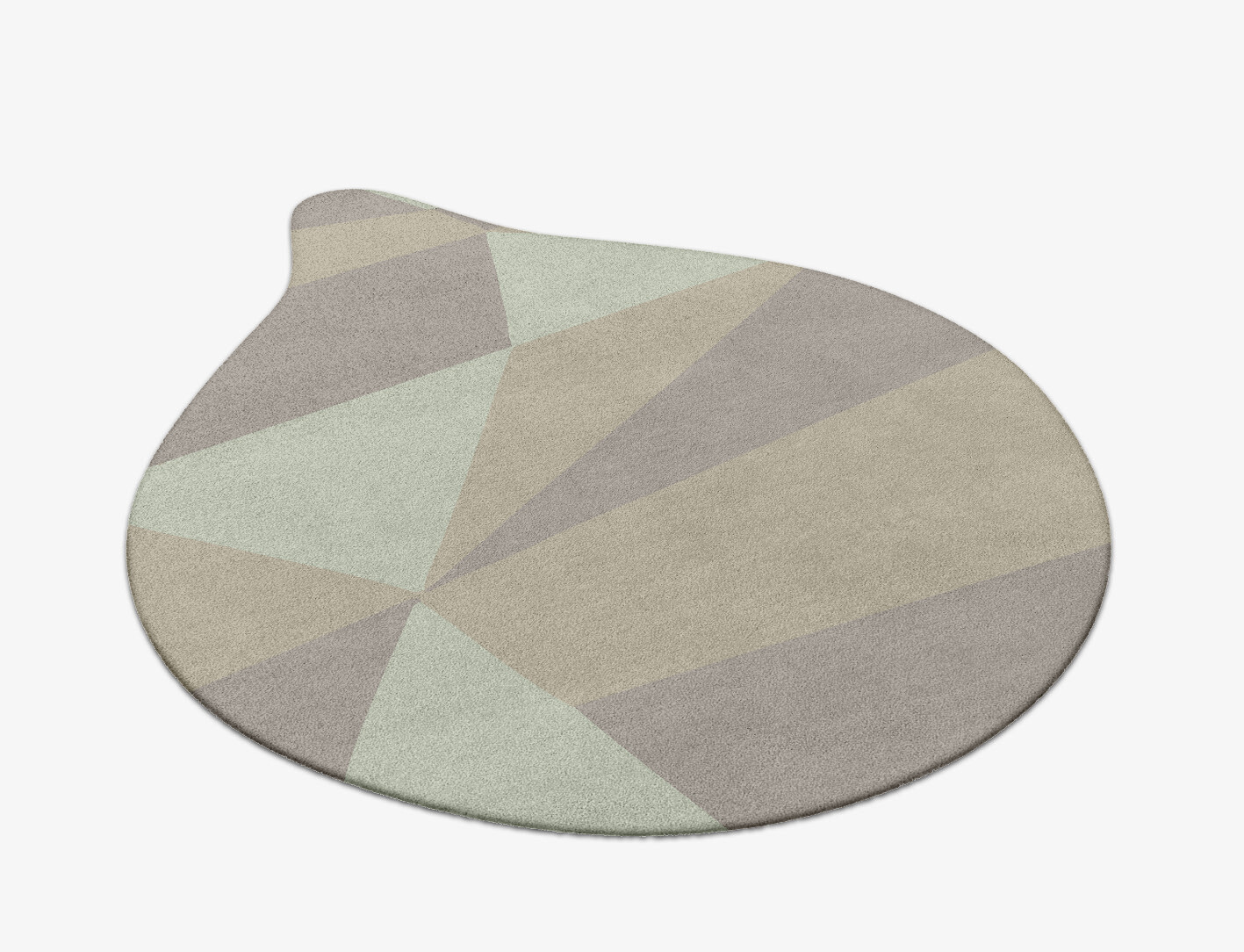 Trident Minimalist Drop Hand Tufted Pure Wool Custom Rug by Rug Artisan