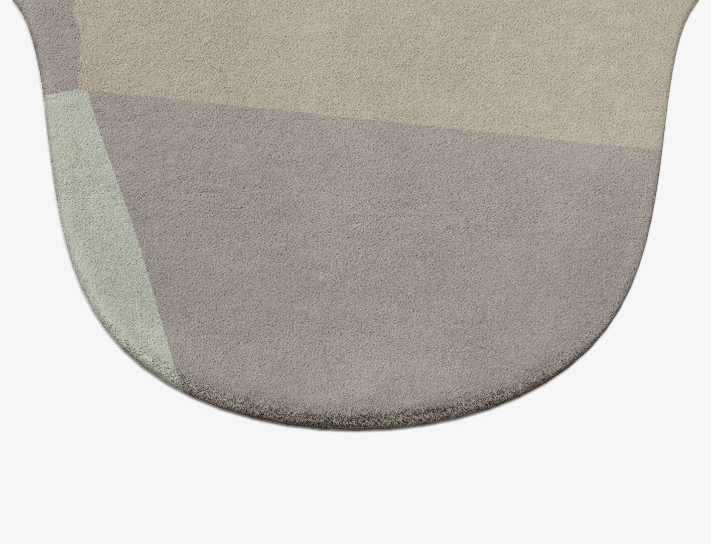 Trident Minimalist Drop Hand Tufted Pure Wool Custom Rug by Rug Artisan