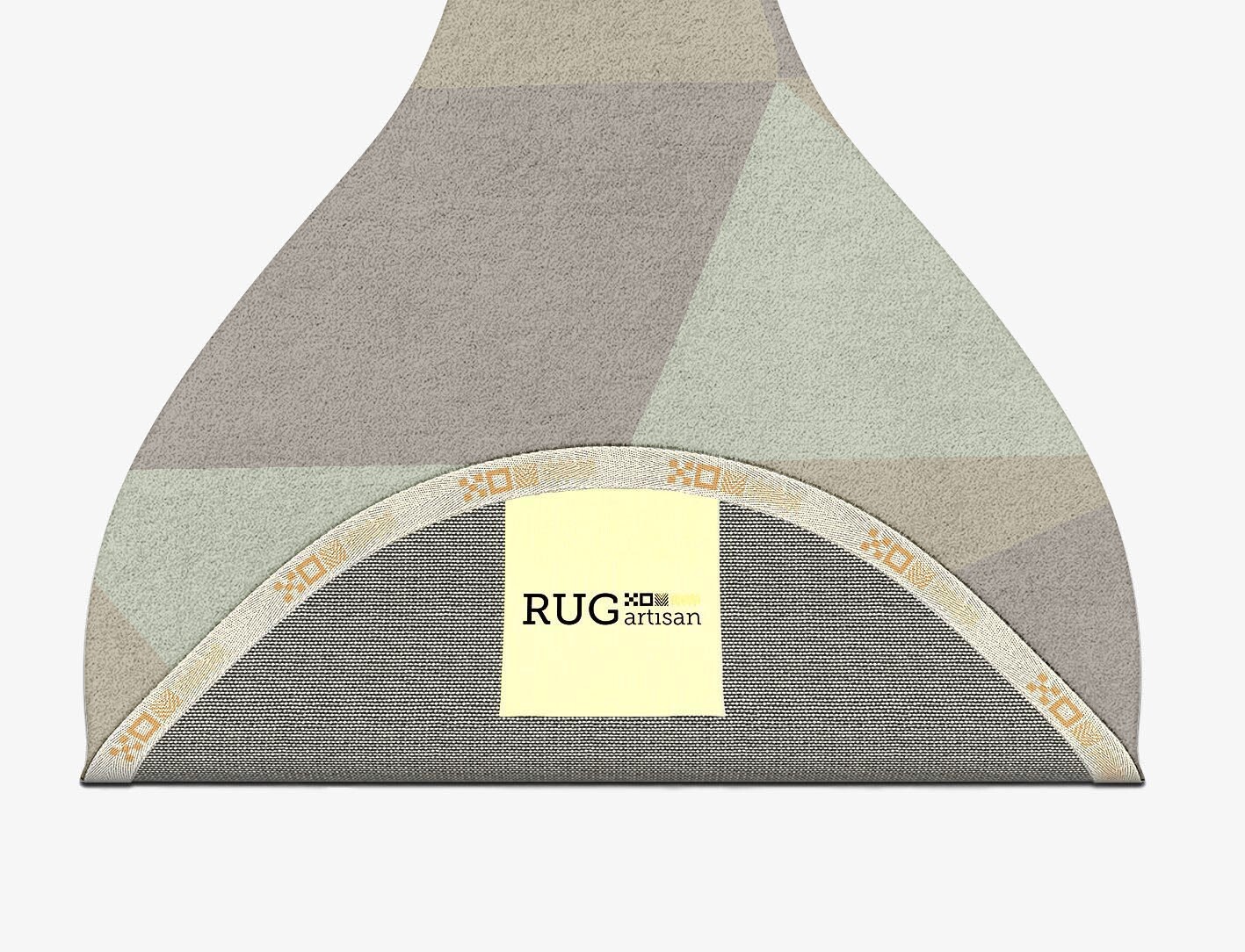 Trident Minimalist Drop Hand Tufted Pure Wool Custom Rug by Rug Artisan