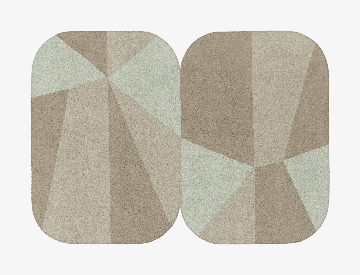 Trident Minimalist Eight Hand Tufted Pure Wool Custom Rug by Rug Artisan