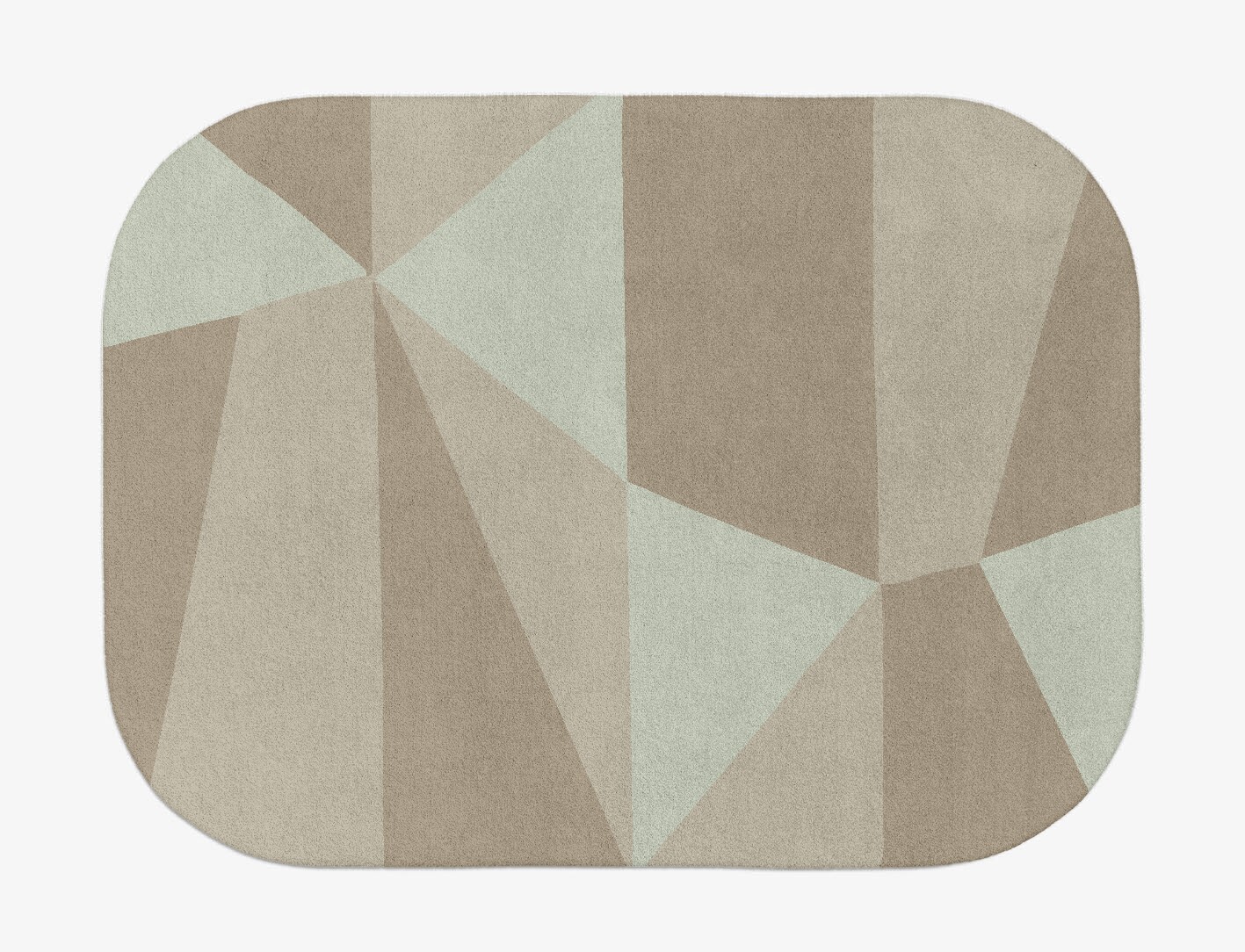 Trident Minimalist Oblong Hand Tufted Pure Wool Custom Rug by Rug Artisan