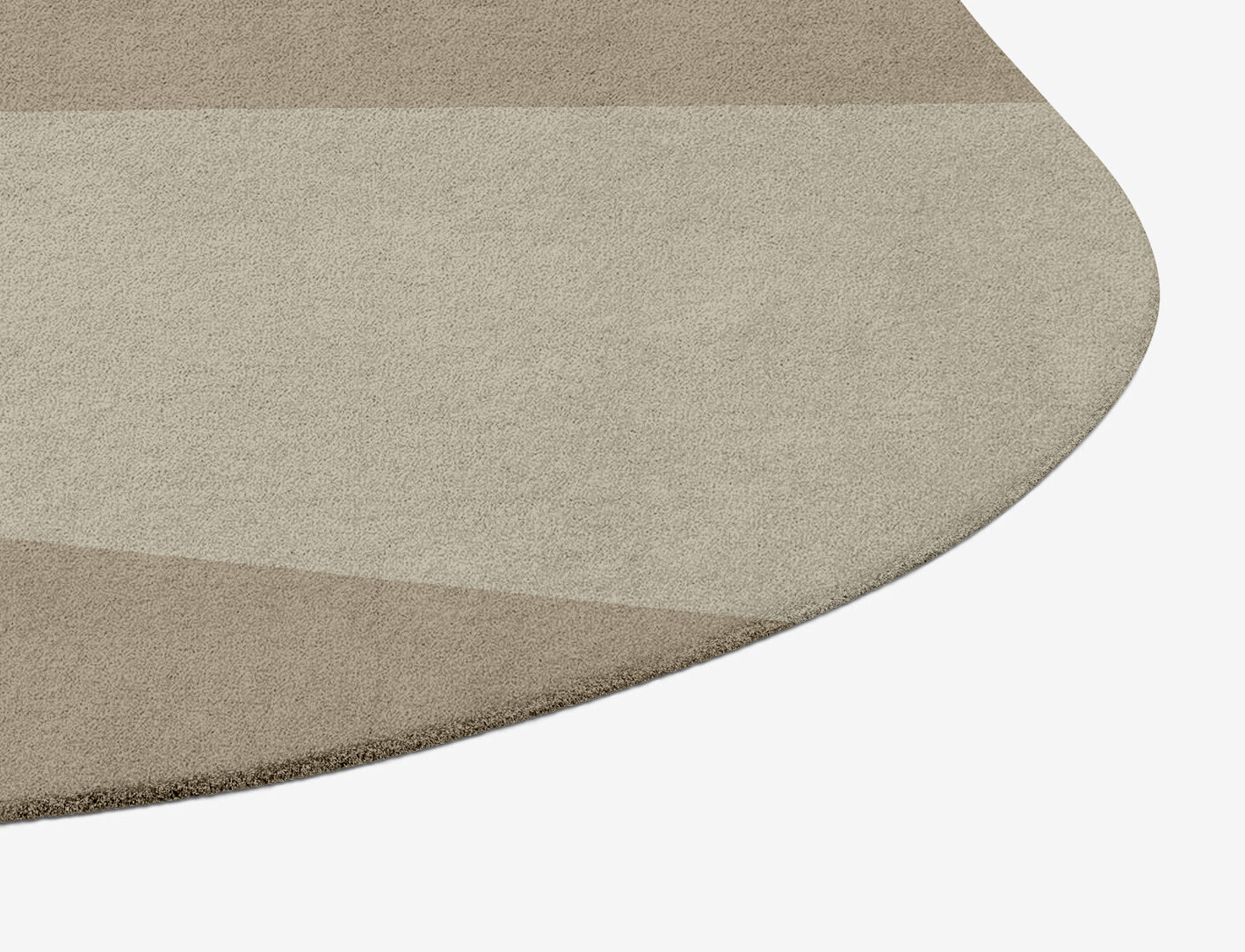 Trident Minimalist Oblong Hand Tufted Pure Wool Custom Rug by Rug Artisan