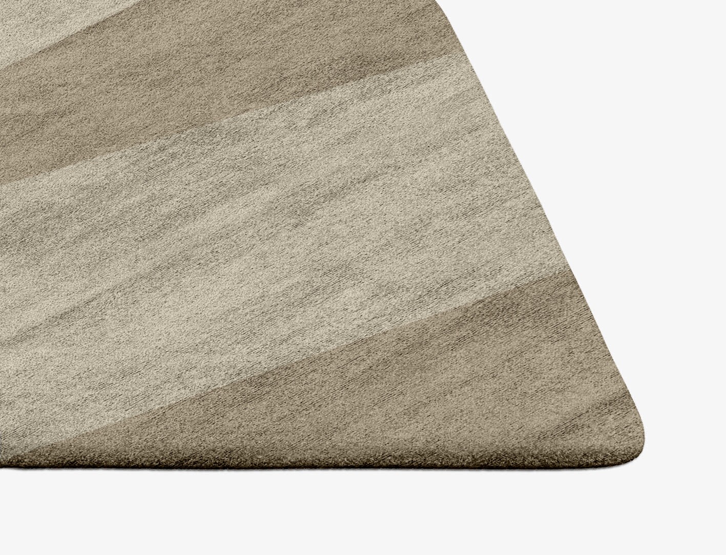 Trident Minimalist Ogee Hand Tufted Bamboo Silk Custom Rug by Rug Artisan