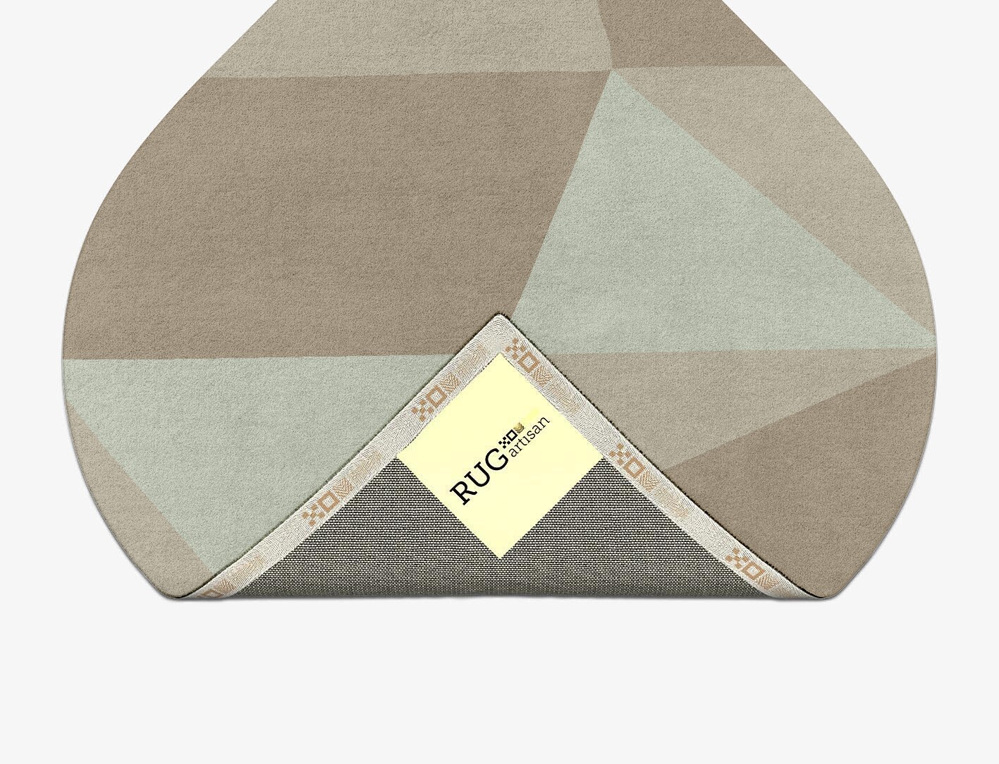Trident Minimalist Ogee Hand Tufted Pure Wool Custom Rug by Rug Artisan