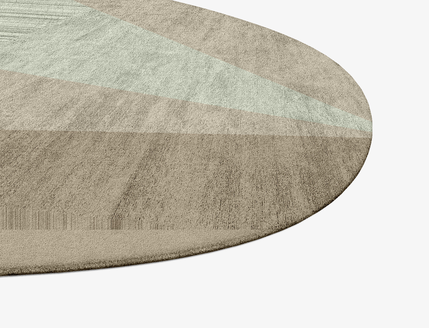 Trident Minimalist Splash Hand Tufted Bamboo Silk Custom Rug by Rug Artisan