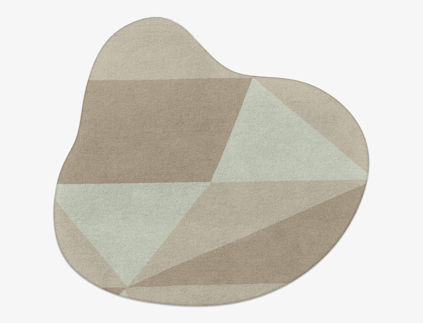 Trident Minimalist Splash Hand Tufted Pure Wool Custom Rug by Rug Artisan