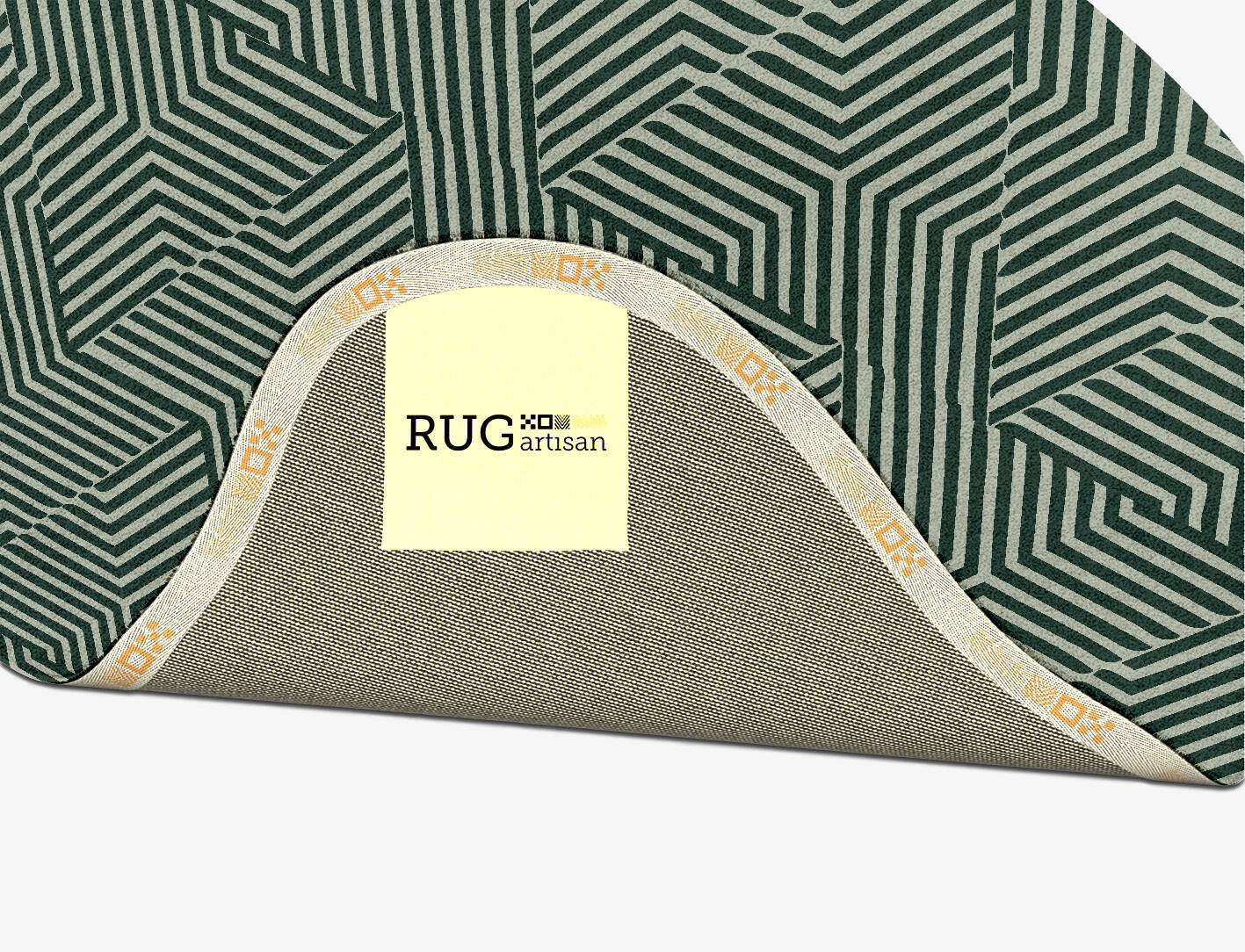 Trigon Geometric Splash Hand Tufted Pure Wool Custom Rug by Rug Artisan