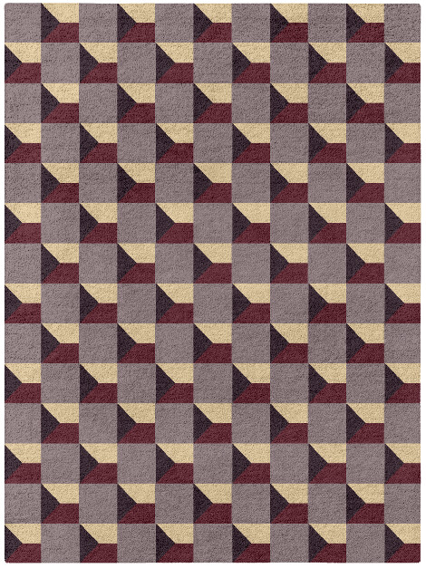 Trigonal Prism Modern Geometrics Rectangle Hand Tufted Pure Wool Custom Rug by Rug Artisan