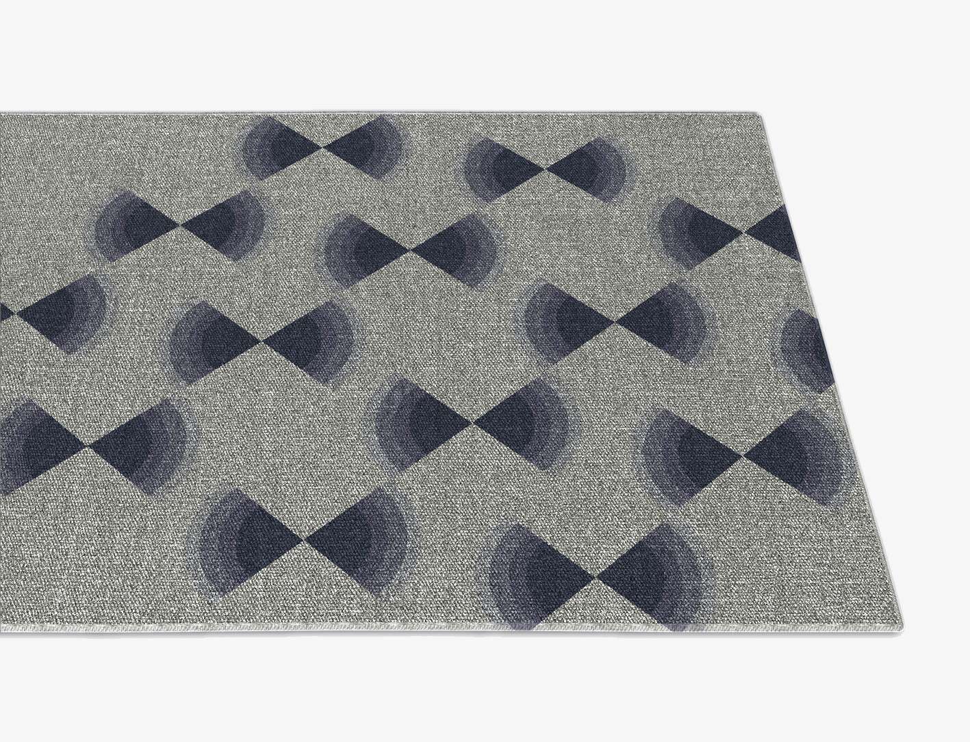 Trippy Abstract Runner Outdoor Recycled Yarn Custom Rug by Rug Artisan