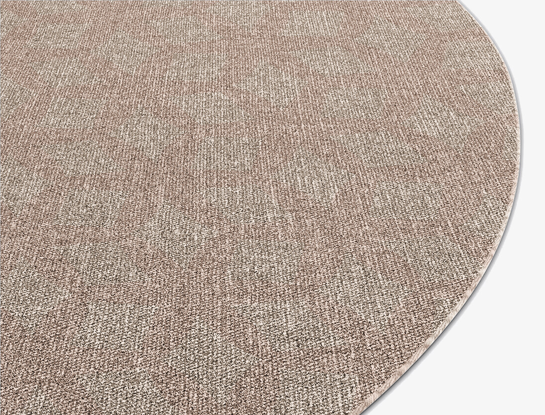 Triquetra Minimalist Oval Flatweave New Zealand Wool Custom Rug by Rug Artisan